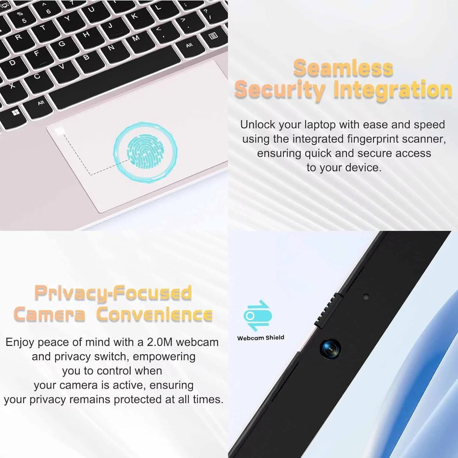 15.6 FHD Laptop Student Laptop 16GB RAM 1TB SSD Intel Pentium Quad-Core N100 Processor (Up to 3.4Ghz) Backlit Keyboard Privacy Camera Fingerprint Wifi 6 BT5.2 Business-Laptop Windows 11 Laptop-Pink
