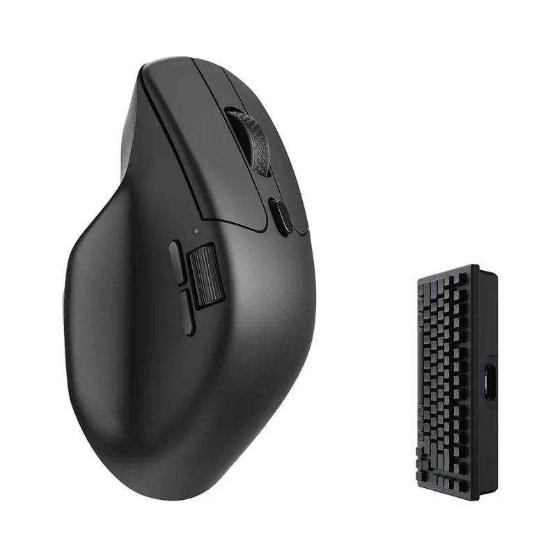 Keychron M6 Wireless Three Mode Mouse 2.4G Bluetooth PAW/PixArt 3395 Ergonomic Wired Gaming Design Custom Lightweight Mouse 78g