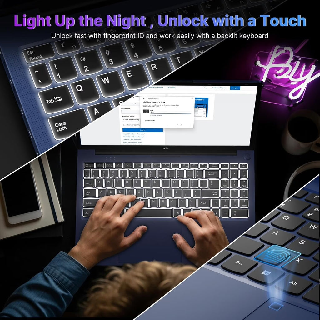 Gaming Laptop 17.3" Ryzen 9 8945HS,32GB RAM, 2TB SSD, Radeon 780M Graphics, PD 100W Type-C 4.0, AI&VR Ready Copilot+ PC, Backlit Keyboard Fingerprint